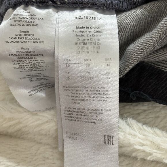 Armani Exchange J16 Striaght Jeans Mens Size 30x29 Gray Denim A/X | 8NZJ16 - Picture 4 of 10